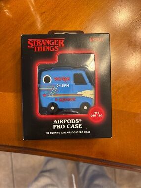 Stranger Things x Netflix Blue 'Squawk' Van AirPods Pro Case - Official